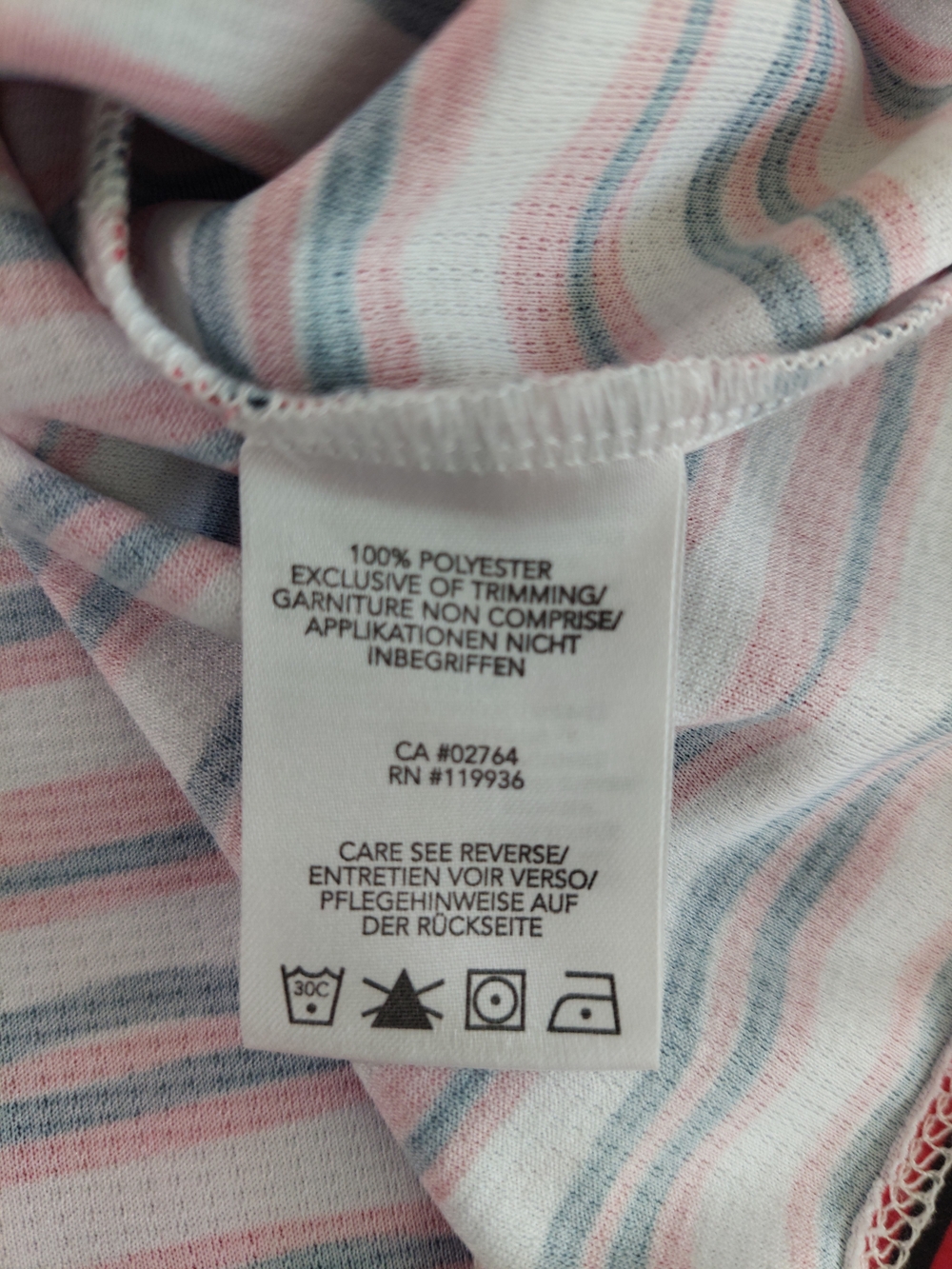 Mimosa by Nivo Golf Polo Top XL Red Black White Wavy Stripe Quarter Zip Shirt - Picture 5 of 8